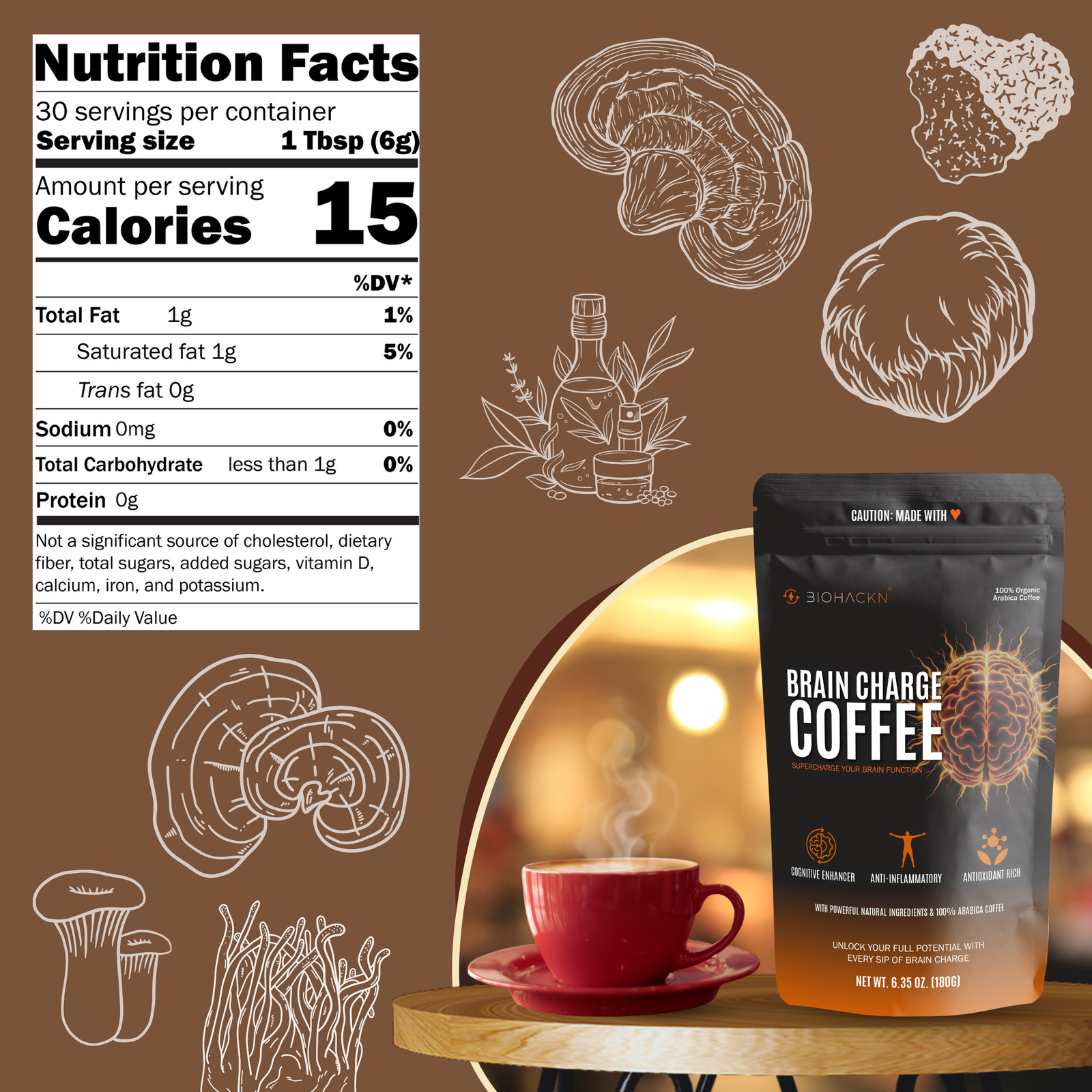 Brain Charge Coffee